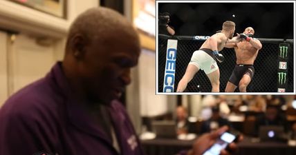 VIDEO: Floyd Mayweather Sr. watches and discusses Conor McGregor’s victory over Eddie Alvarez