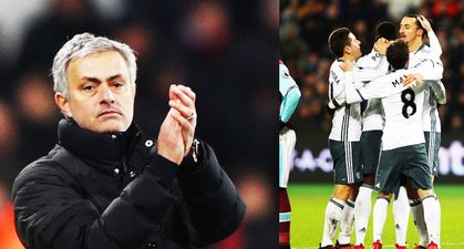 Manchester United fans will enjoy José Mourinho’s response to controversial refereeing decisions at West Ham