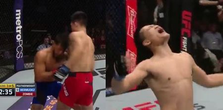 WATCH: Korean Zombie scores brutal first round knockout in UFC return following three-year hiatus