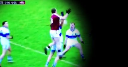 No-one could quite believe why on earth this unbelievable bit of fielding was punished