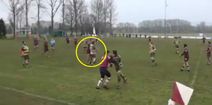WATCH: English rugby player’s cowardly punch on an opponent reportedly only gets a six-week ban