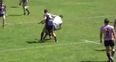 Disgraceful scenes in French rugby as red carded player knocks out referee