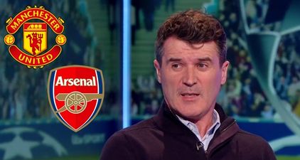 Roy Keane just loves having a dig at Arsenal, and this is no different