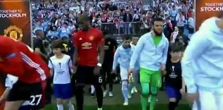 Stand-out highlight of Europa League happened during halftime of Manchester United vs Celta Vigo
