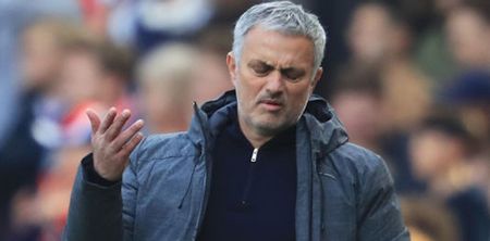Even in defeat, Jose Mourinho couldn’t resist having a cheeky pop at Arsenal