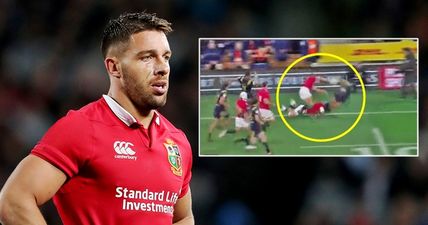 WATCH: Rhys Webb emphatically introduces himself to Malakai Fekitoa