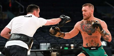 Referee details how Conor McGregor’s high-profile sparring session got ‘a little rough’