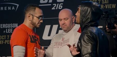 Remarkably, Dana White still hasn’t learnt valuable lesson about obligatory staredown