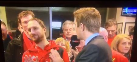 ‘Language my friend, we’re a family show’ – Munster fan swears on live television