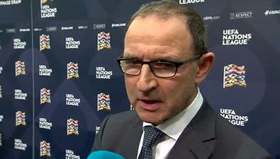 Martin O’Neill pulls Tony O’Donoghue up on saying ‘hard luck’ after Denmark loss