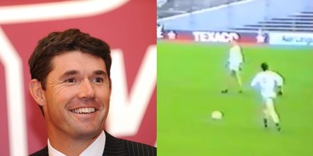 Padraig Harrington pings beauty of a 45 in Croker, crossbar falls on keeper’s head