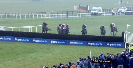 Only 7 horses finish in chaotic Irish Grand National