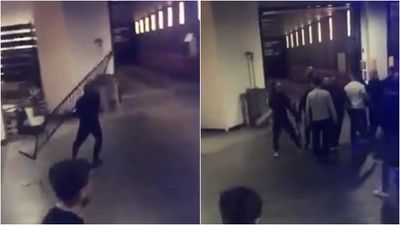 Fresh footage emerges of UFC 223 media day incident involving Conor McGregor’s crew