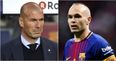 Zinedine Zidane went to impressive lengths to give Andres Iniesta a personal farewell