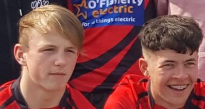 Ennis Rugby pay touching tribute to two teenagers who drowned in Clare