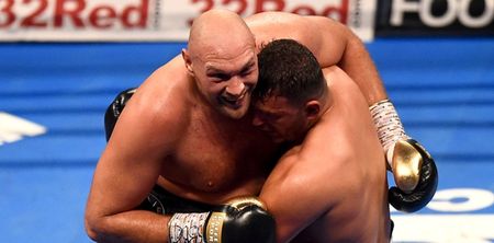 Tyson Fury actually took a break during return bout to watch crowd brawl