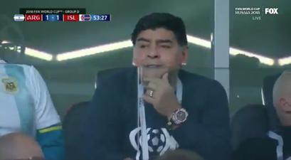 Diego Maradona reportedly makes ‘racist gesture’ during Argentina vs Iceland match