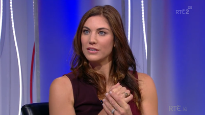 There was a strong reaction to Hope Solo’s RTE punditry debut