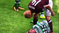 Steven Naismith screams in the face of Celtic player after kicking him while he’s down