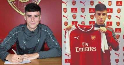 Gifted Derry midfielder signs professional contract with Arsenal