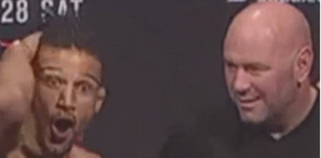 Dana White got off very easy with UFC star’s disrespectful weigh-in gesture