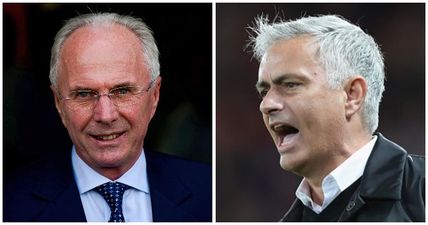 ‘When you’re criticised, swallow it’ – Sven has some advice for Jose Mourinho