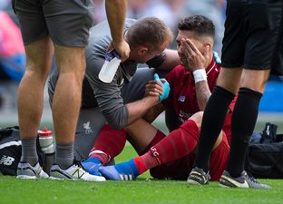 Image shows Roberto Firmino’s horrific eye injury