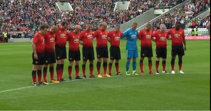 Chilling minute of silence for Liam Miller tribute match