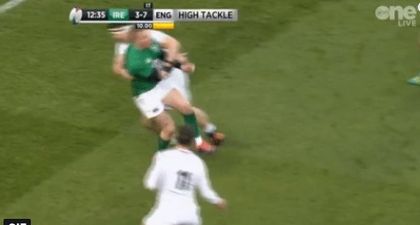 Many Irish fans unhappy with young flanker’s tackle on Keith Earls