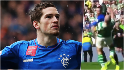 Rangers winger Ryan Kent facing ban after punching Scott Brown