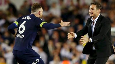 Frank Lampard made beeline for Richard Keogh after Derby’s dramatic victory over Leeds