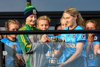“For Aoife to hand me the cup, it was brilliant, we all support her”