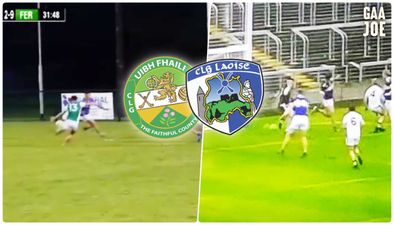 Laois and Offaly back with back-heel goals and stanchion-rockers