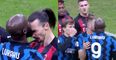 Furious Romelu Lukaku held back after clashing with Zlatan Ibrahimovic