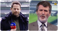 Jamie Redknapp’s face after going toe-to-toe with Roy Keane as Matt Doherty caught in the crossfire