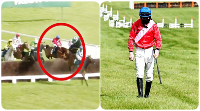 There it is, the moment every accumulator on the British isles vanished in the Cheltenham wind