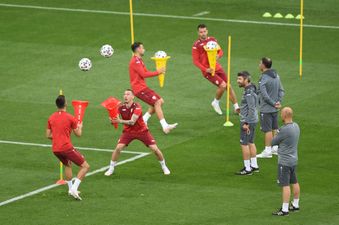North Macedonia’s bizarre training drill with cones has some fans scratching their heads