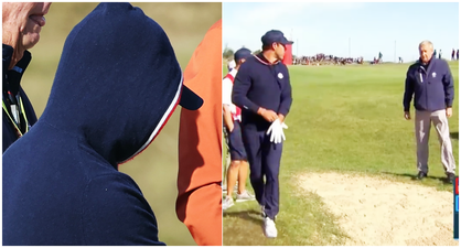 “If I break my wrist, it’s on f***ing both of you.” – Koepka and Berger act the spoiled child