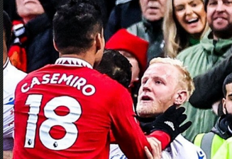 Man United ponder appeal as new footage of Casemiro red card incident emerges