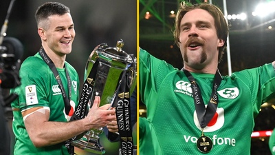 Johnny Sexton was never going to let Mack Hansen forget his Grand Slam tattoo idea