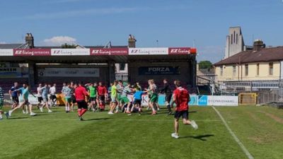 Huge brawl between players and fans in Munster Youth football final