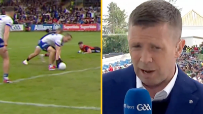 Umpire questioned as ‘obvious’ pick up gifts Monaghan goal in Down win