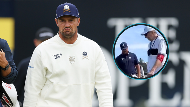 Fans are criticising Bryson DeChambeau after an incident with a volunteer at Royal Portrush