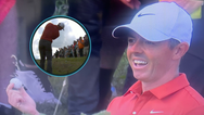 Rory McIlroy hits two balls at the same time in utterly bizarre Open moment