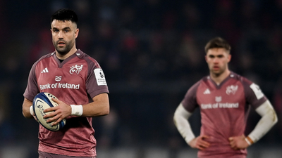 Conor Murray laments Munster’s lack of quality at 10 since O’Gara retirement