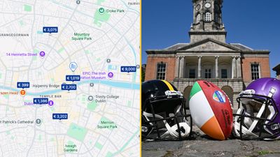 The eye-watering hotel prices for Dublin NFL match with just '1% availability' for visitors