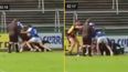 New footage shows players involved in sideline fight as water boy tries to prevent attack